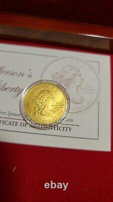 2007 first spouse series Uncirculated gold proof coin jefferson