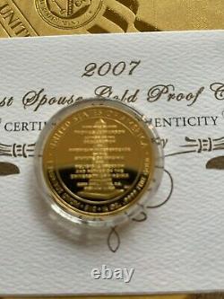 2007 first spouse series gold proof coin jefferson