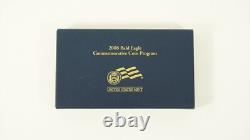 2008 Bald Eagle 3 Coin Proof Commemorative Set with $5 Gold & Silver Dollar OGP