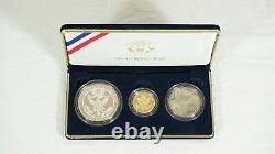 2008 Bald Eagle 3-Coin Proof Commemorative Set with COA & Box