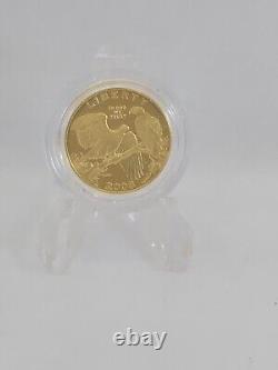 2008 Bald Eagle Commemorative Uncirculated $5 Gold Coin 8.36 grams