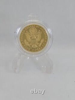2008 Bald Eagle Commemorative Uncirculated $5 Gold Coin 8.36 grams