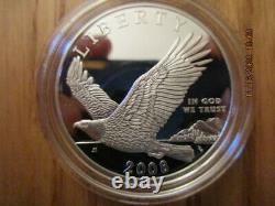 2008 Bald Eagle Gold & Silver Commemorative Coin Proof Set w Box COA