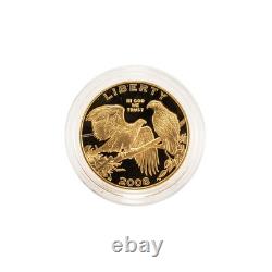 2008 Bald Eagle Gold Silver Nickel Proof Commemorative 3 Coin Set