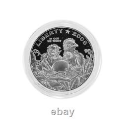 2008 Bald Eagle Gold Silver Nickel Proof Commemorative 3 Coin Set