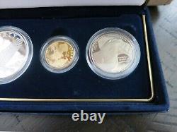 2008 United States Mint Bald Eagle Gold & Silver Commemorative Proof Set Coa
