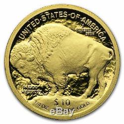 2008-W 1/4 oz Proof Gold Buffalo (withBox & COA)