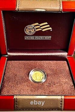 2008 W $5 American Gold Buffalo Unc. 9999 With Box & Coa 24k Item # Tat