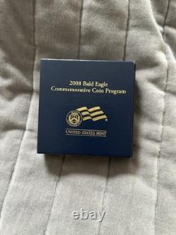 2008-W $5 Gold Bald Eagle Commemorative Proof Coin in OGP withCOA
