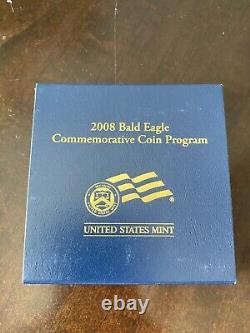 2008 W U. S. Mint Uncirculated Five Dollar Gold Bald Eagle Coin