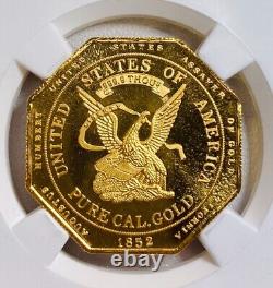 2009 1oz 999.9 Gold Humbert Commemorative NGC Pure California Gold Proof Cameo