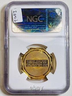2009 1oz 999.9 Gold Humbert Commemorative NGC Pure California Gold Proof Cameo