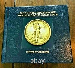 2009 $20 1 Oz Gold Ultra High Relief Uhr Ngc Ms-70 Dpl With Ogp And Book
