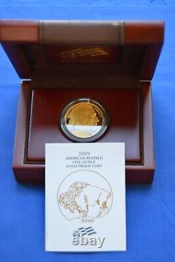 2009 American Buffalo One Ounce $50 Proof Gold Coin (BA9) MMG12