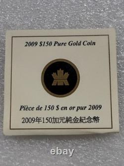 2009 Canada $150 Dollars 99.999 Gold Coin Blessings of Wealth OGP RARE