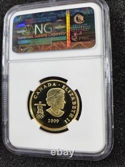 2009 Canada $75 Olympics WOLF Gold Coin NGC PF69 Ultra Cameo 0.225 oz AGW