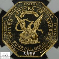 2009 Hubert Commemorative 1 Oz CALIFORNIA Gold NGC Gem Proof Ultra Cameo
