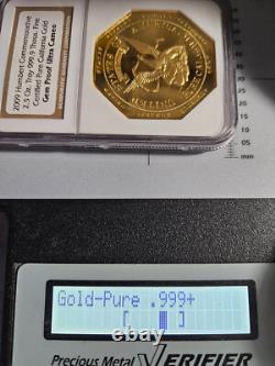 2009 Humbert Commemorative 2.5 oz 9999 Gold California Gold NGC Gem Proof UC