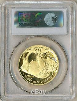 2009-W $50 Dollar Gold American Buffalo 1 oz Proof PCGS PR70DCAM