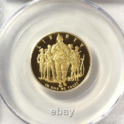 2011-W $5 Proof Gold U. S. Army Commemorative Coin PR70 DCAM PCGS FIRST STRIKE