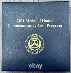 2011 W Medal of Honor Commemorative Coin Program $5 Dollar Gold Proof Coin WithOGP