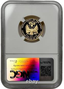2011 W United States Army $5 Proof 0.2419 oz Gold Coin NGC PF 69 UC