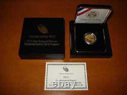 2012 Star-Spangled Banner Uncirculated $5 gold coin (SS2)