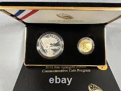 2012-W 2-Coin Gold & Silver Commem Star Spangled Banner Proof Set withBox & COA