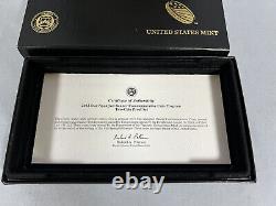 2012-W 2-Coin Gold & Silver Commem Star Spangled Banner Proof Set withBox & COA