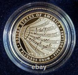 2012-W $5 Proof Gold Half Eagle Star Spangled Banner Commemorative Coin
