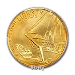 2012-W Gold $5 Commem Star Spangled Banner MS-70 PCGS