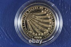 2012 W Star Spangled Banner Commemorative $5 1/4oz Proof Gold with OGP