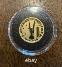 2013 1/10 Troy Ounce Gold Australia WW II Commemorative Coin BU Proof. 9999