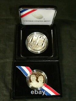 2013 5 STAR GENERALS 4 COIN UNC / PROOF SET BOX, C. O. A. Halves and Dollars