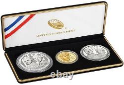 2013 5 Star General 3pc Gold & Silver Proof Set WithOGP