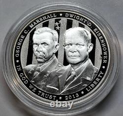 2013 5-Star Generals Commemorative Gold & Silver Three-Coin Proof Set WithOGP, COA