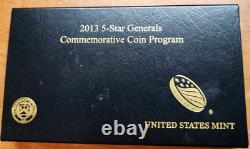 2013 5-Star Generals Commemorative Gold & Silver Three-Coin Proof Set WithOGP, COA