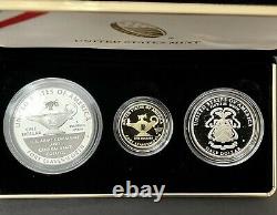 2013 5-Star Generals Commemorative Three Coin Gold Silver Set