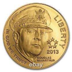 2013 5-Star Generals Commemorative UNCIRCULATED Gold Coin in OGP/COA (5G2)
