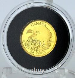 2013 Bald Eagle 99.99% Pure Gold 50-cent Proof Coin, 1/25 Troy oz, Un-searched