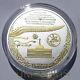 2013 Niue $2 Kazakhstan First President Day 1 Oz Silver Gold Gilded Coin Rare