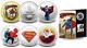 2013 Superman 75th Anniversary 7 Coins Complete Set With $75 14-kt. Gold Canadian