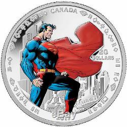 2013 Superman 75th Anniversary 7 Coins Complete Set with $75 14-Kt. Gold Canadian