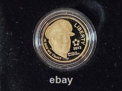 2013-W 5-Star Generals Commemorative $5 Gold PROOF Coin West Point