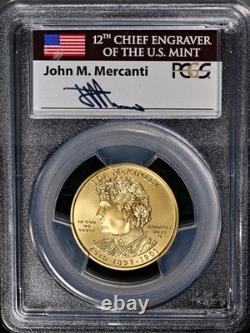 2013-W First Spouse Gold $10 Ida McKinley PCGS MS69 Mercanti Signature Label
