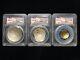2014 3 Coin Baseball Hall Of Fame Commemorative Gold Silver Set Pcgs Ms69 First