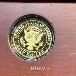 2014 50th Anniversary Kennedy Half Dollar 24K GOLD PROOF Coin