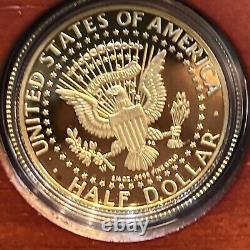 2014 50th Anniversary Kennedy Half Dollar 24K GOLD PROOF Coin