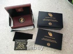 2014 50th Anniversary Kennedy Half Dollar 3/4 oz. Gold Proof Coin US Mint Spots