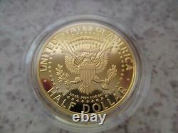 2014 50th Anniversary Kennedy Half Dollar 3/4 oz. Gold Proof Coin US Mint Spots